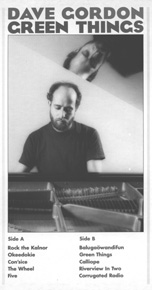 Dave Gordon - Green Things back cover
